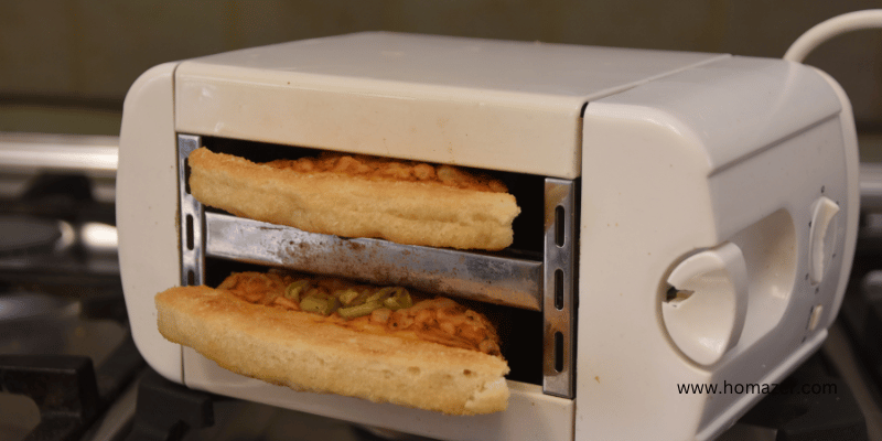 pizza in a toaster