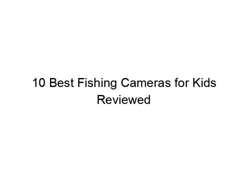 10 best fishing cameras for kids reviewed 711