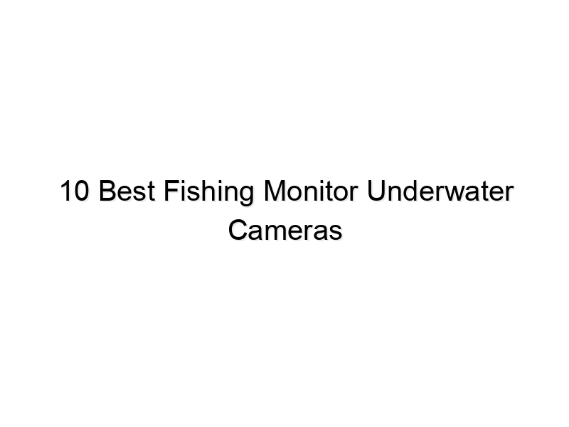 10 best fishing monitor underwater cameras 734