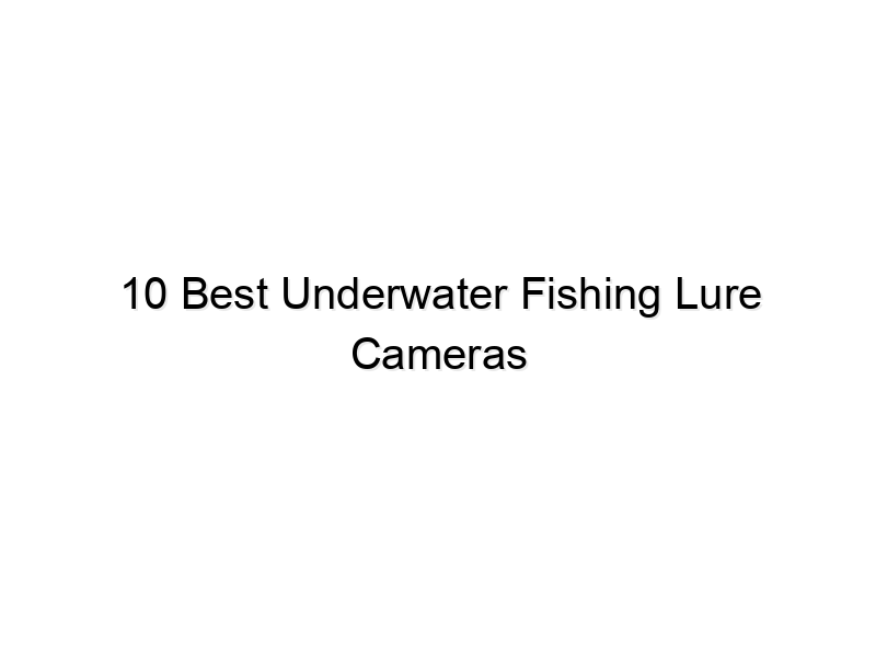 10 best underwater fishing lure cameras 735
