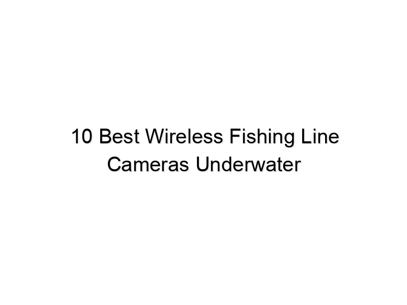 10 best wireless fishing line cameras underwater 719