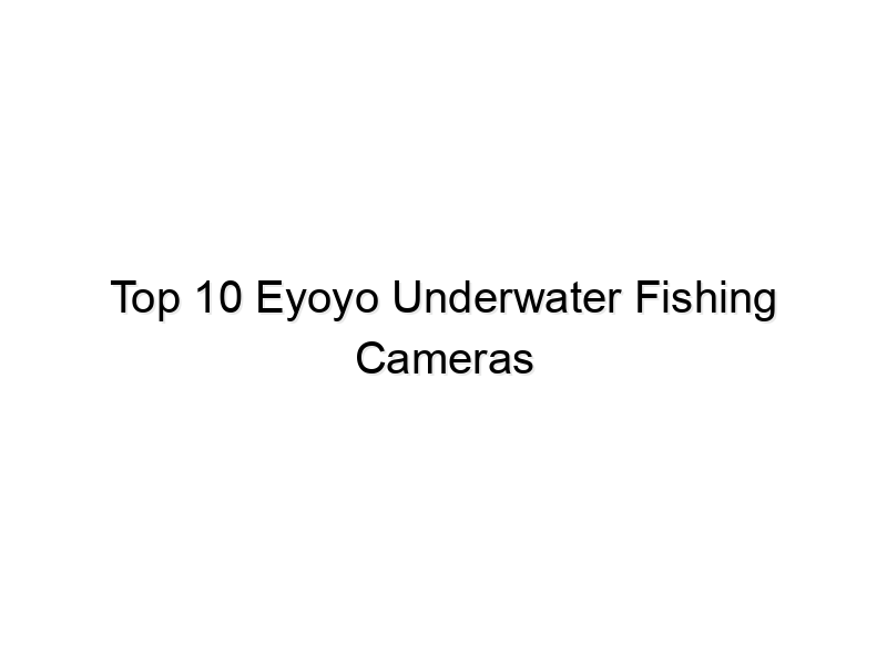 top 10 eyoyo underwater fishing cameras 724