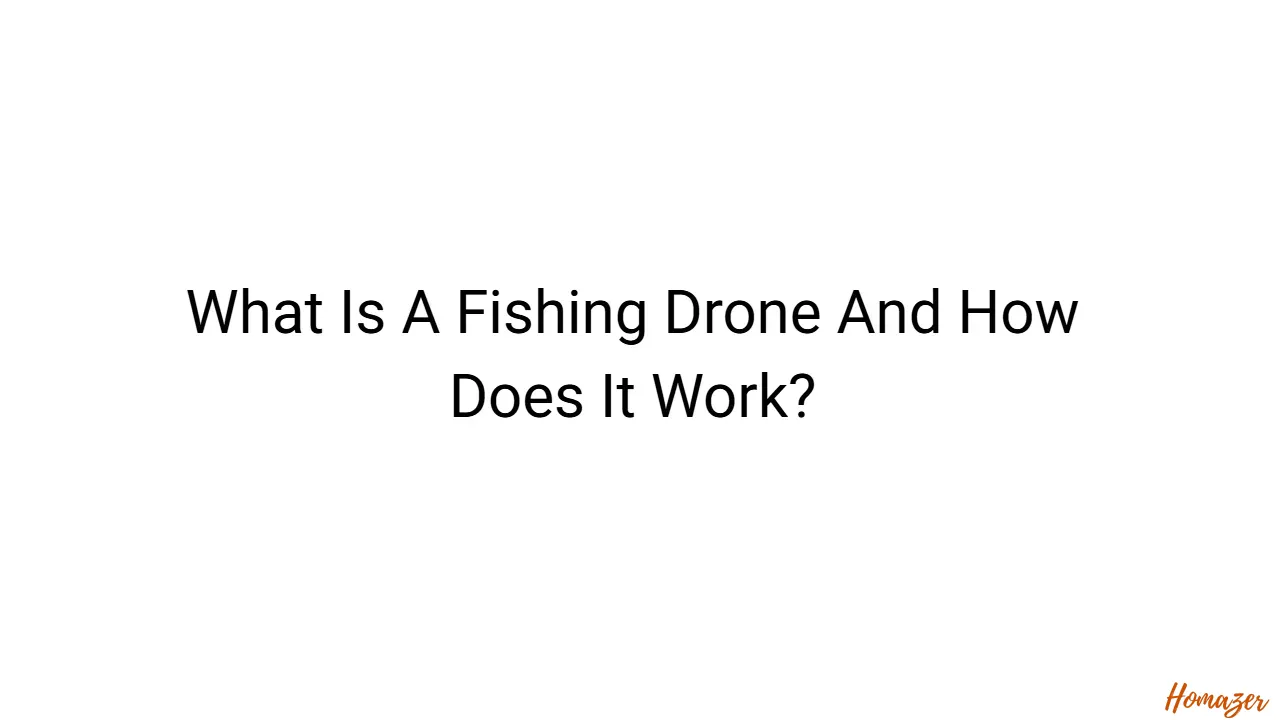 What Is A Fishing Drone And How Does It Work?