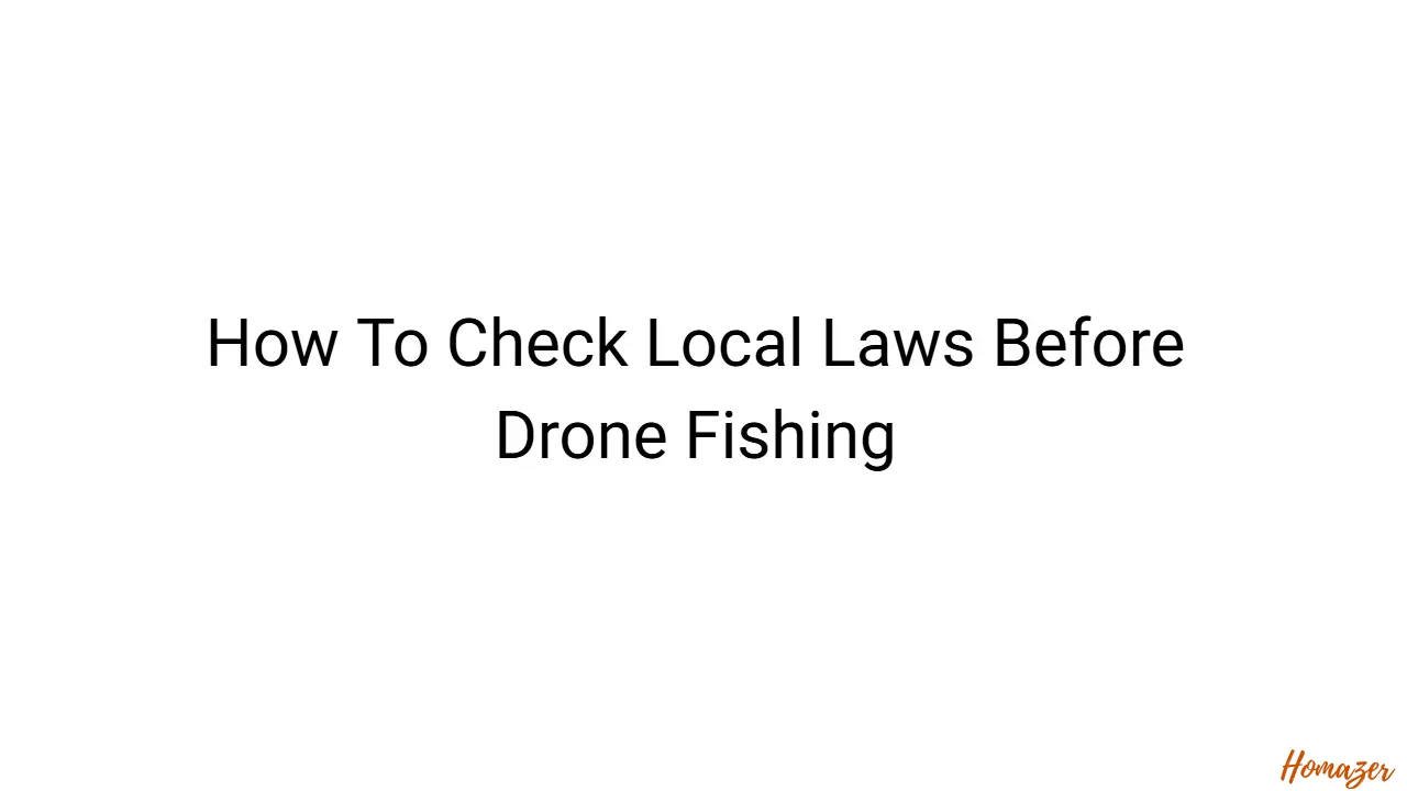 How To Check Local Laws Before Drone Fishing