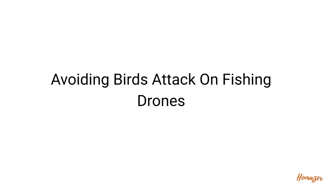 Avoiding Birds Attack On Fishing Drones