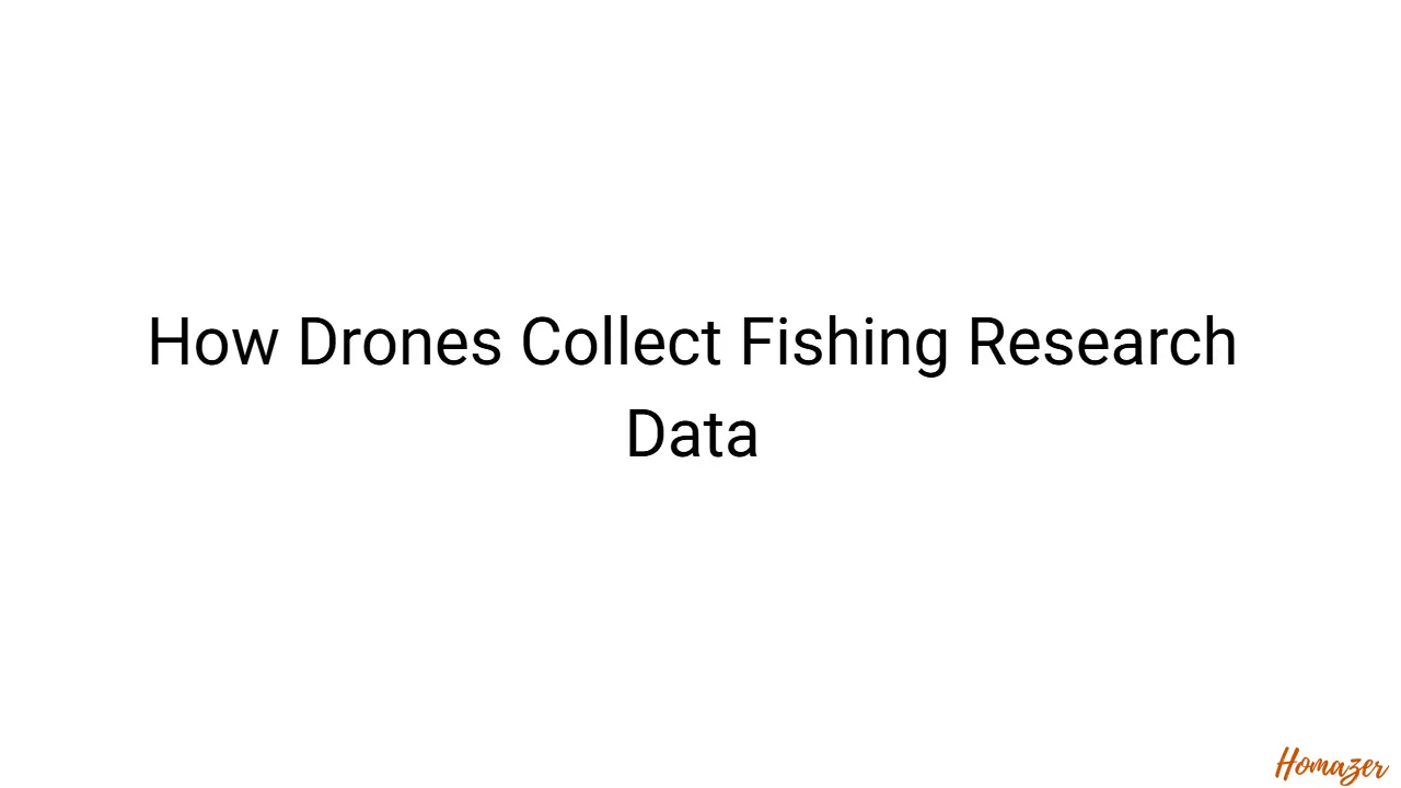 How Drones Collect Fishing Research Data
