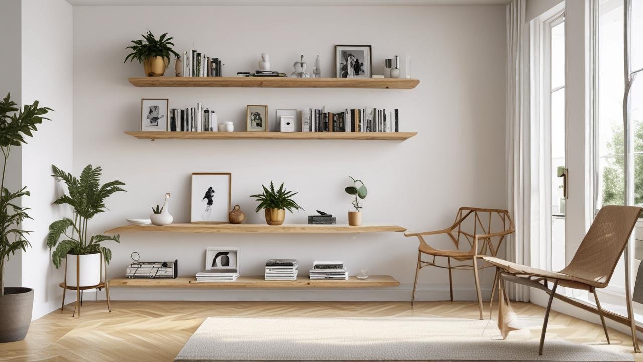 Decorating with Wall Shelves in Small Spaces