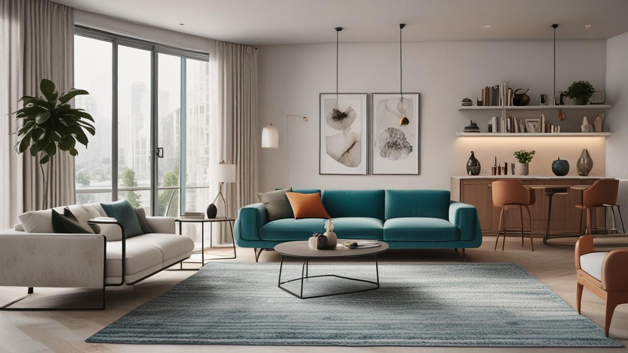 Examples of Rug Placement in Open Floor Plans