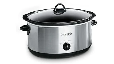 The image shows various slow cookers lined up, presenting the top 10 selections.